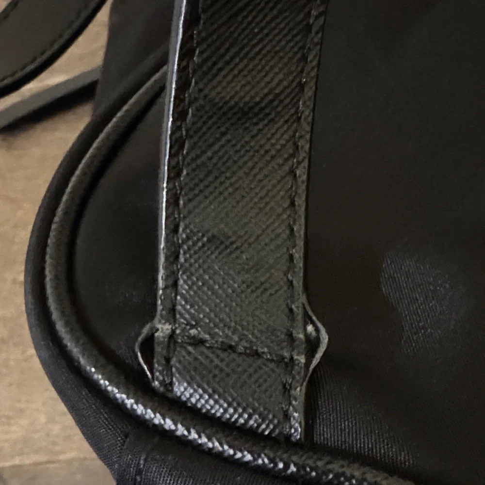 Kate Spade Black Nylon Mini Backpack Gold Hardware Small Travel Bag
